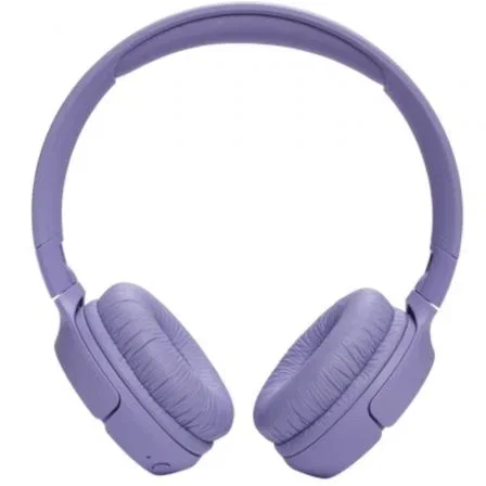 JBL Tune 520BT Auriculares Inalambricos Supraaurales Pure Bass Bluetooth 5.3, 57h Autonomia, Microfono, Plegables, Color Purpura, TUNE 520BT PUR